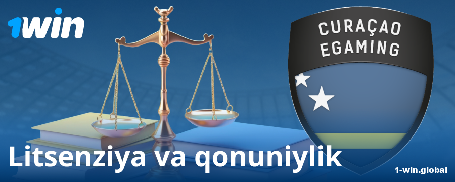 1Win UZ bukmekerining huquqiy maqomi
