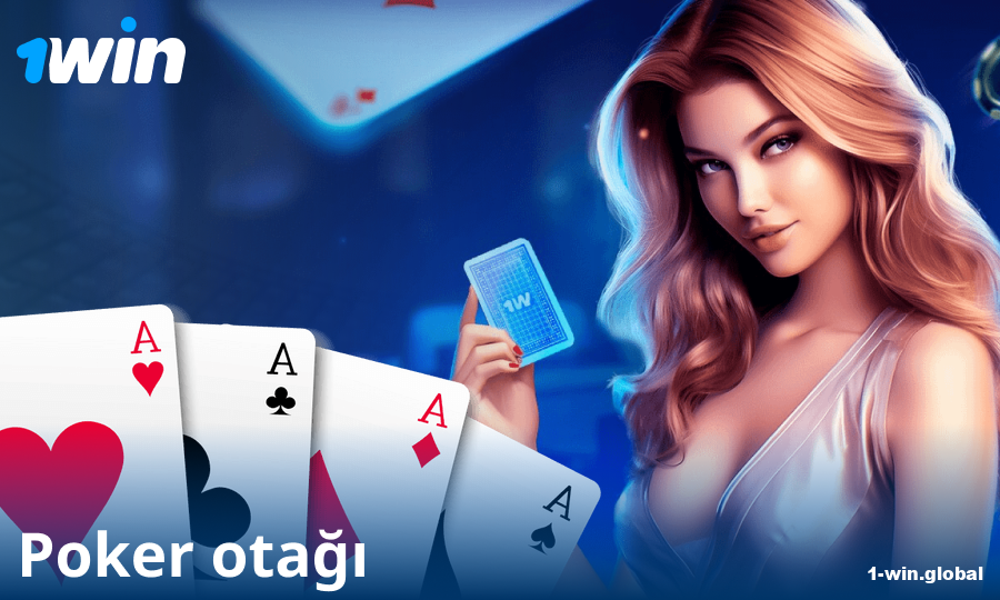 1Win AZ kazinosunda onlayn poker oynamaq