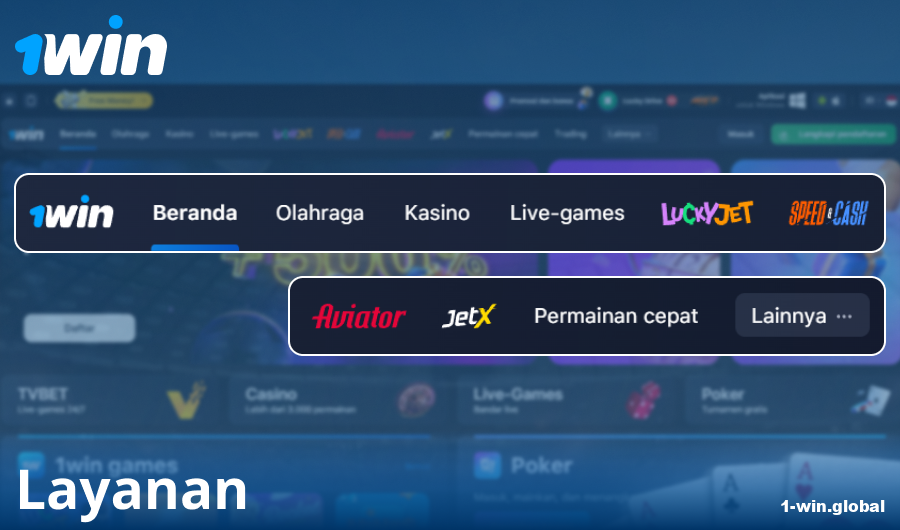 Fungsionalitas Situs 1Win Indonesia
